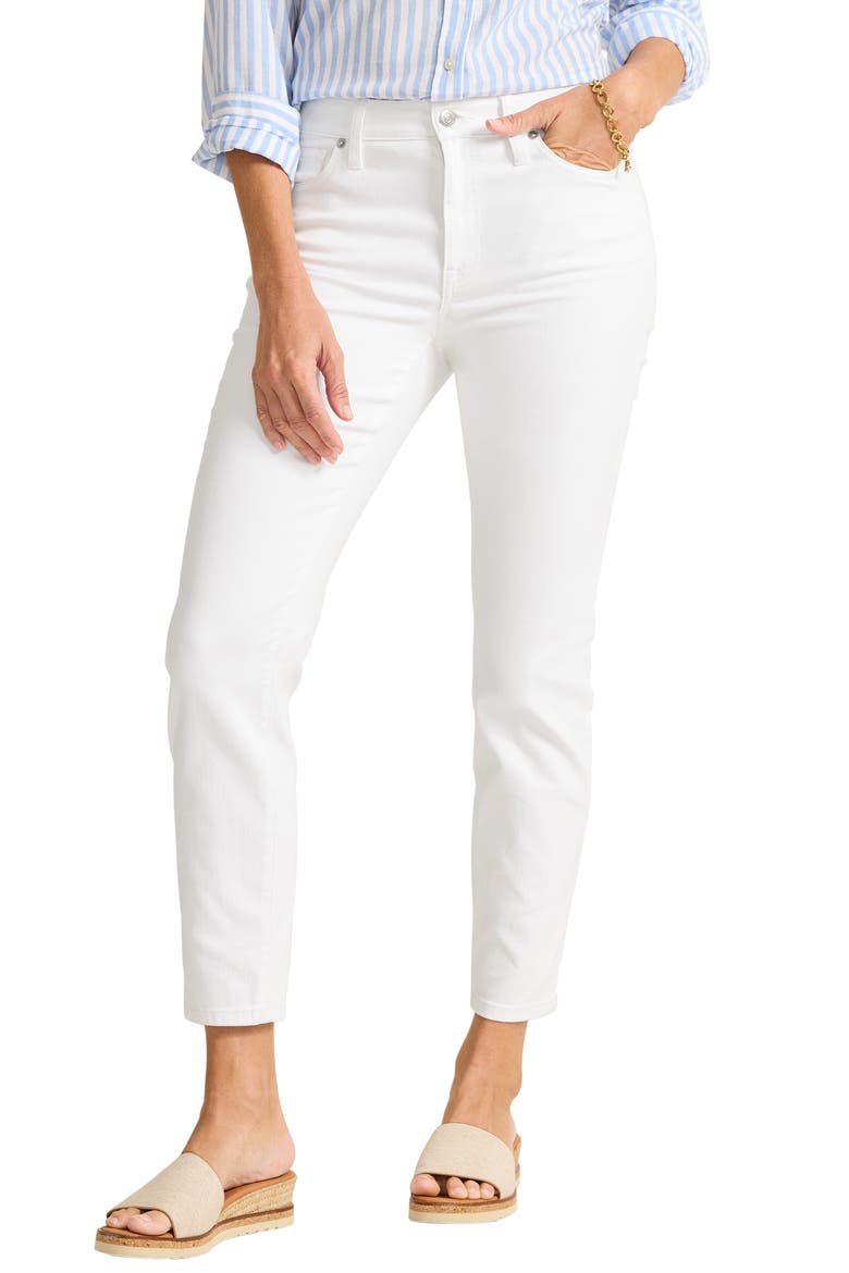 Ella High Rise Ankle Skinny Jeans, Main, color, SUGAR WASH