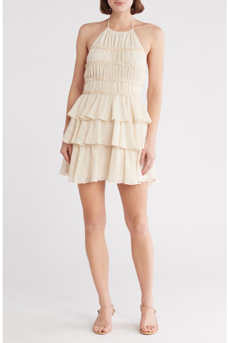 Halter Ruffle Minidress (Women) | Nordstromrack