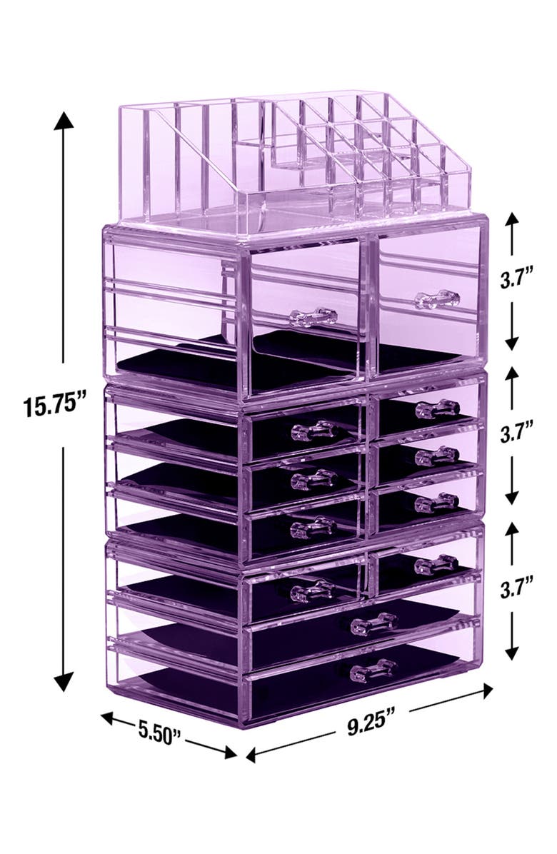 SORBUS Makeup and Jewelry Storage Case, Alternate, color, 