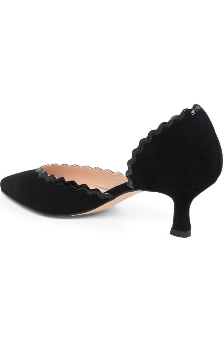 patricia green Olivia d'Orsay Kitten Heel Pump, Alternate, color, Black