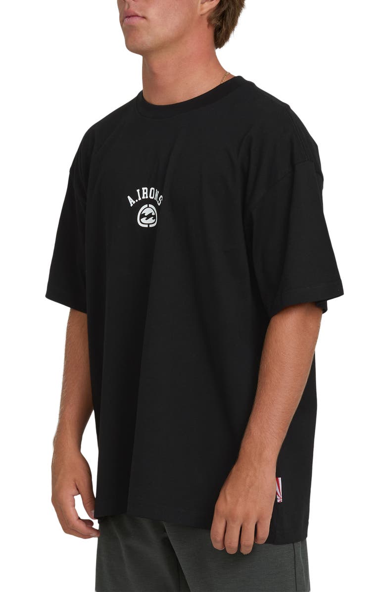 Billabong x Andy Irons Bio Wave OG Oversize Graphic T-Shirt, Alternate, color, Black