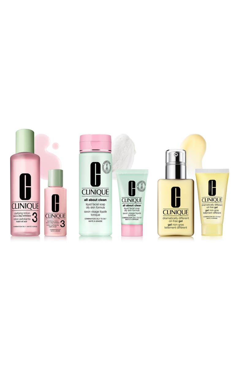 Clinique Great Skin Everywhere Home & Away Set for Combination Oily to Oily Skin, Alternate, color,