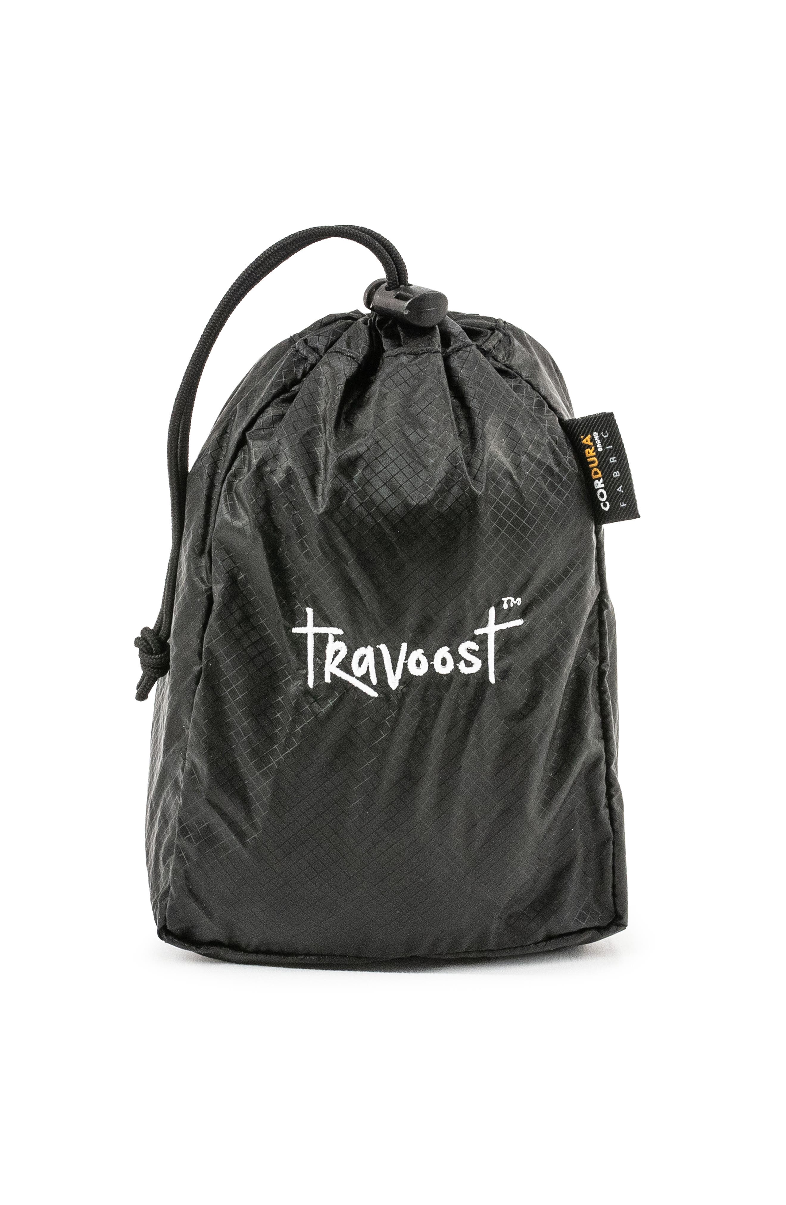 Travoost Ultima 22 Collapsible Backpack with Detachable Hip Pack, Alternate, color, Black
