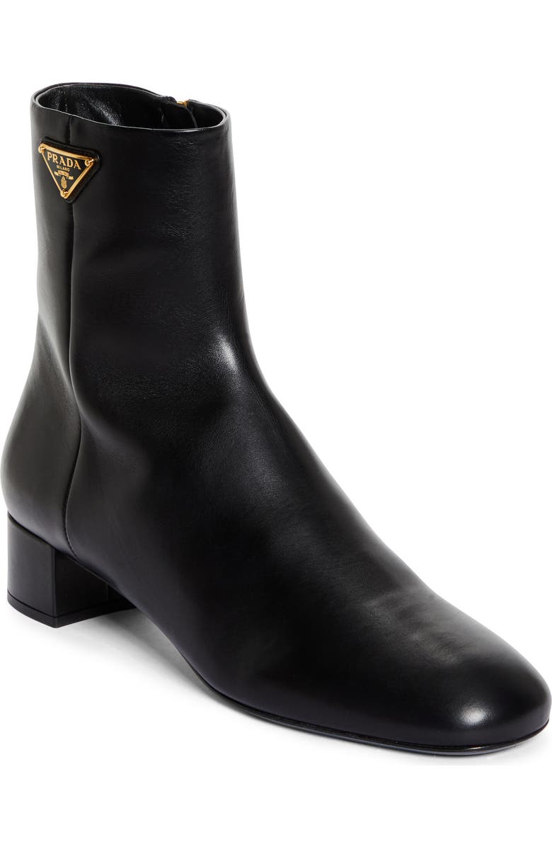 Prada Tronchetti Block Heel Bootie, Main, color,