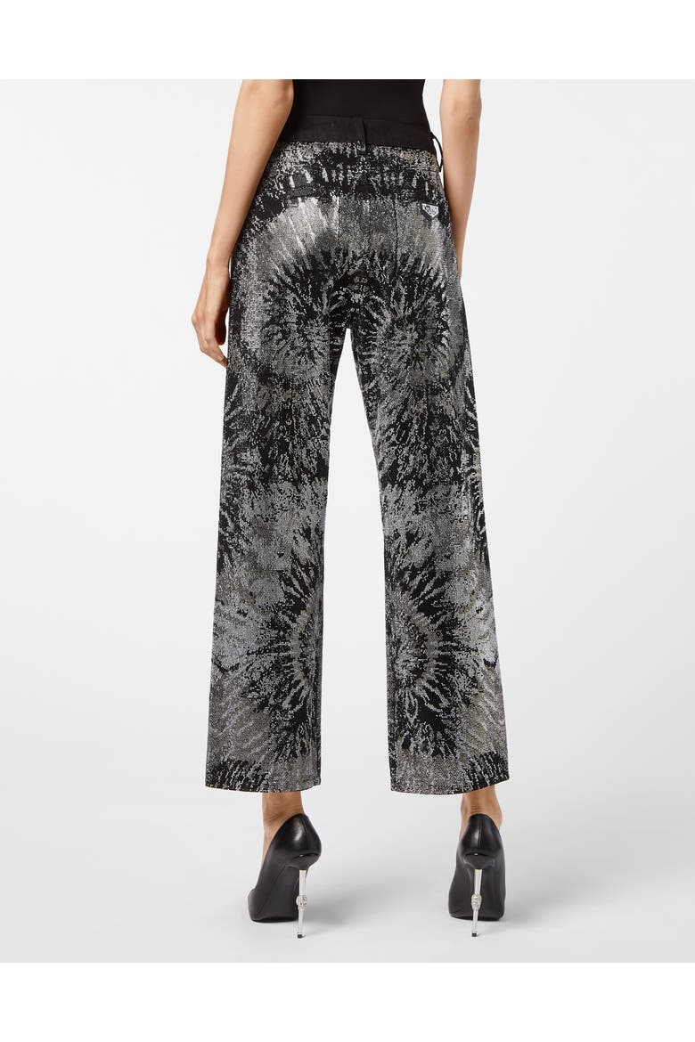 High Rise Jeans Tie Dye Women, Alternate, color, black/white