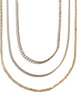 BaubleBar Anita Set of 3 Water Resistant Necklaces