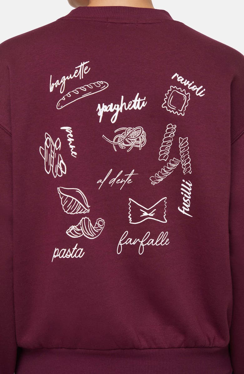 Wildfox Carbs Charlie Sweatshirt, Alternate, color, Fig