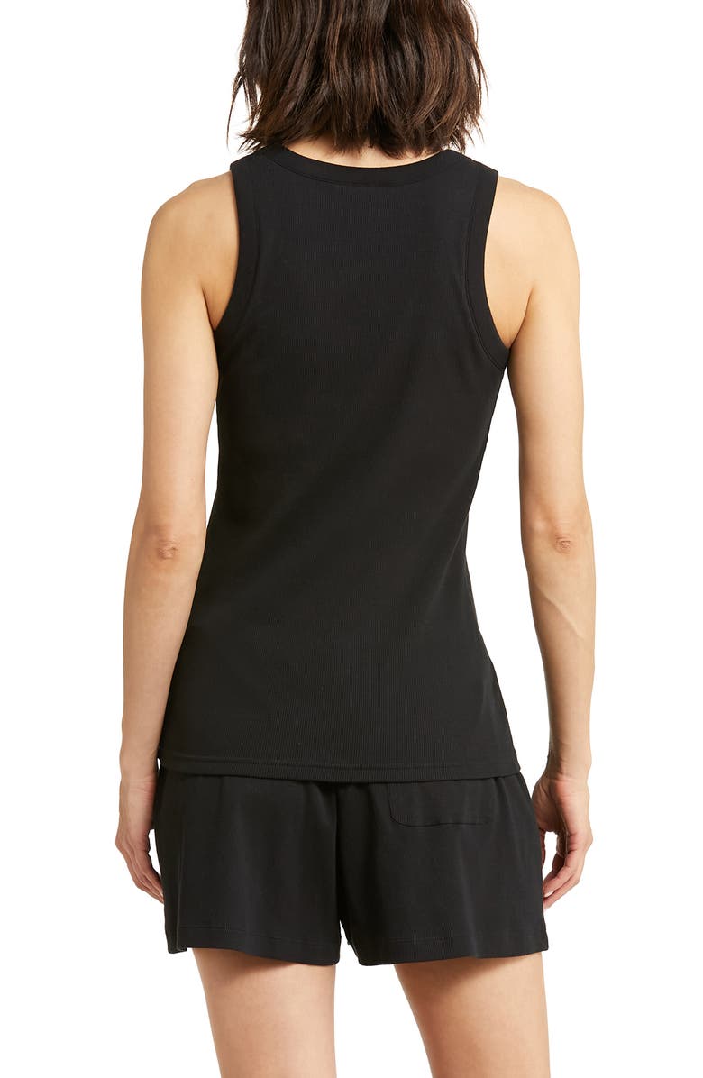 Papinelle Milla Ribbed Stretch Cotton Short Pajamas, Alternate, color, 