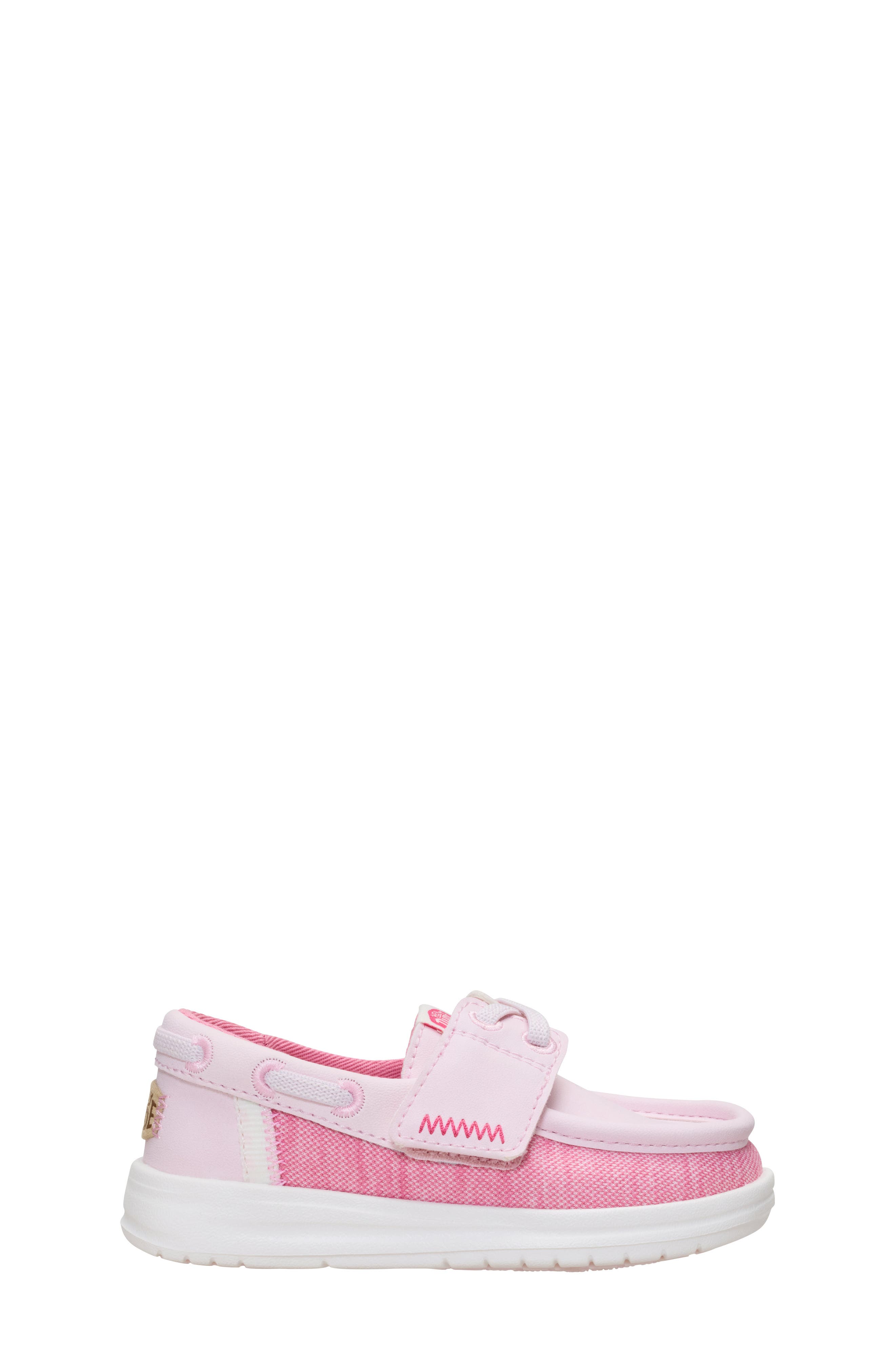 Kids' Wells Classic Boat Shoe, Alternate, color, PINK