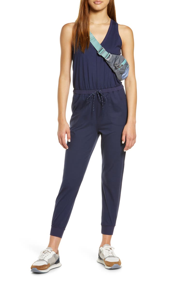 Live In Jogger Jumpsuit, Alternate, color, NAVY NIGHTFALL