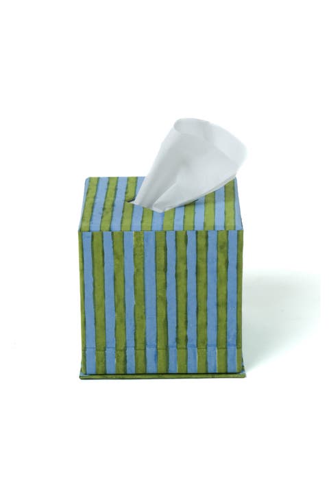 Blockprint Tissue Box Cover