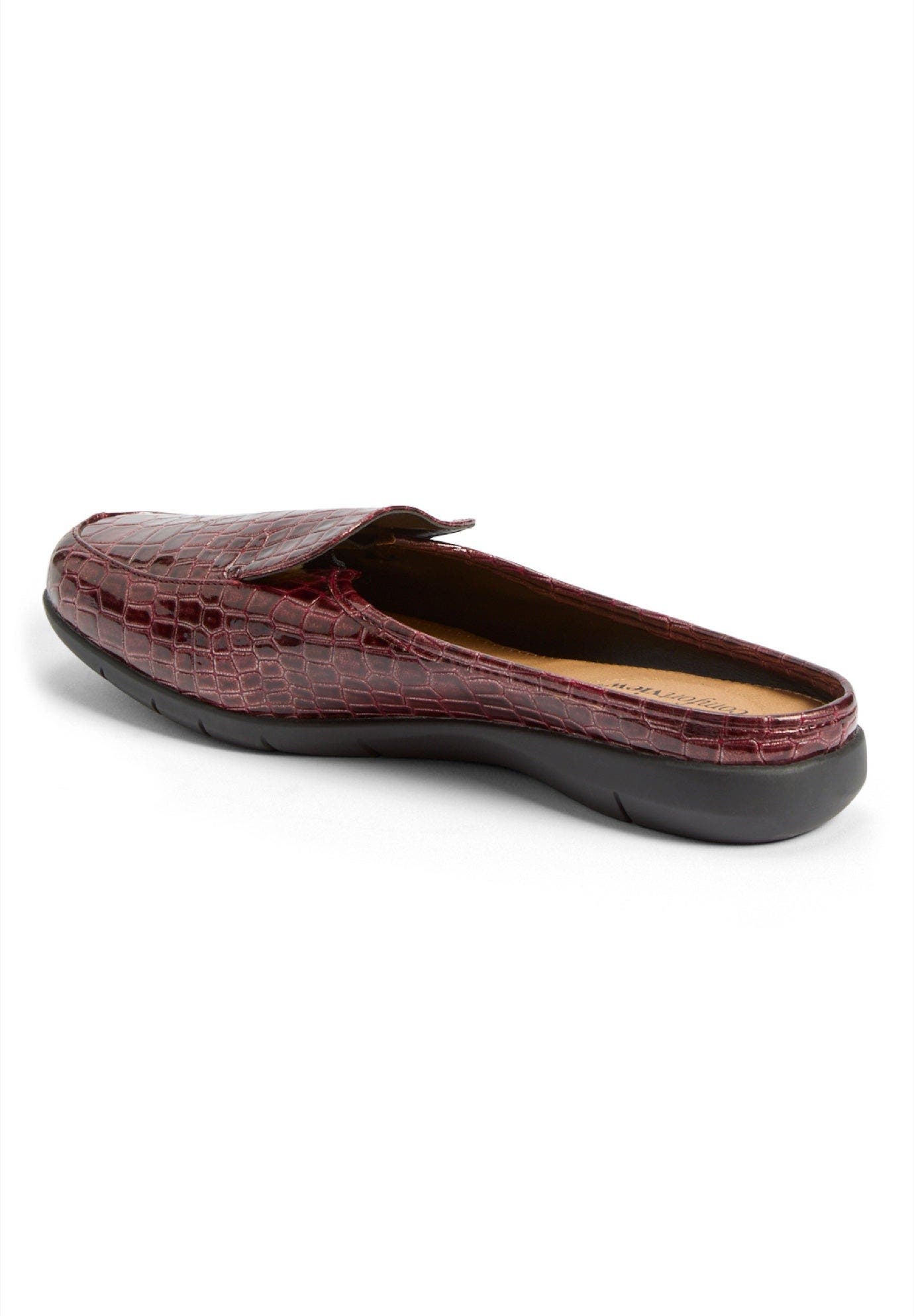 The Estelle Slip On Mule, Alternate, color, DARK BERRY
