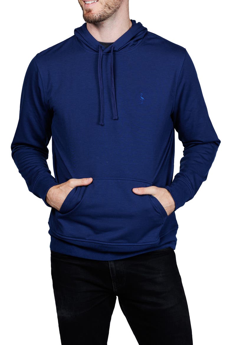 Fleece Hoodie, Alternate, color, NAVY