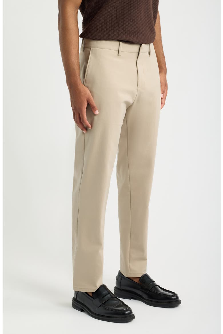 Slim Fit Stretch Cotton Chinos, Alternate, color, TAN TEAK