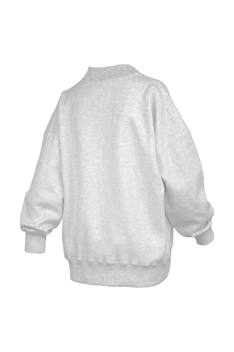 Women's Pressbox  Heather Gray Georgia Bulldogs Reversible Sweatshirt, Alternate, color, Heather Gray