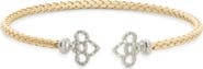MESHMERISE Diamond Woven Cuff Bracelet
