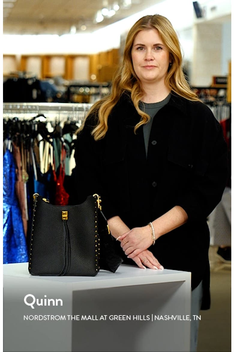 Medium Darren North/South Leather Shoulder Bag video