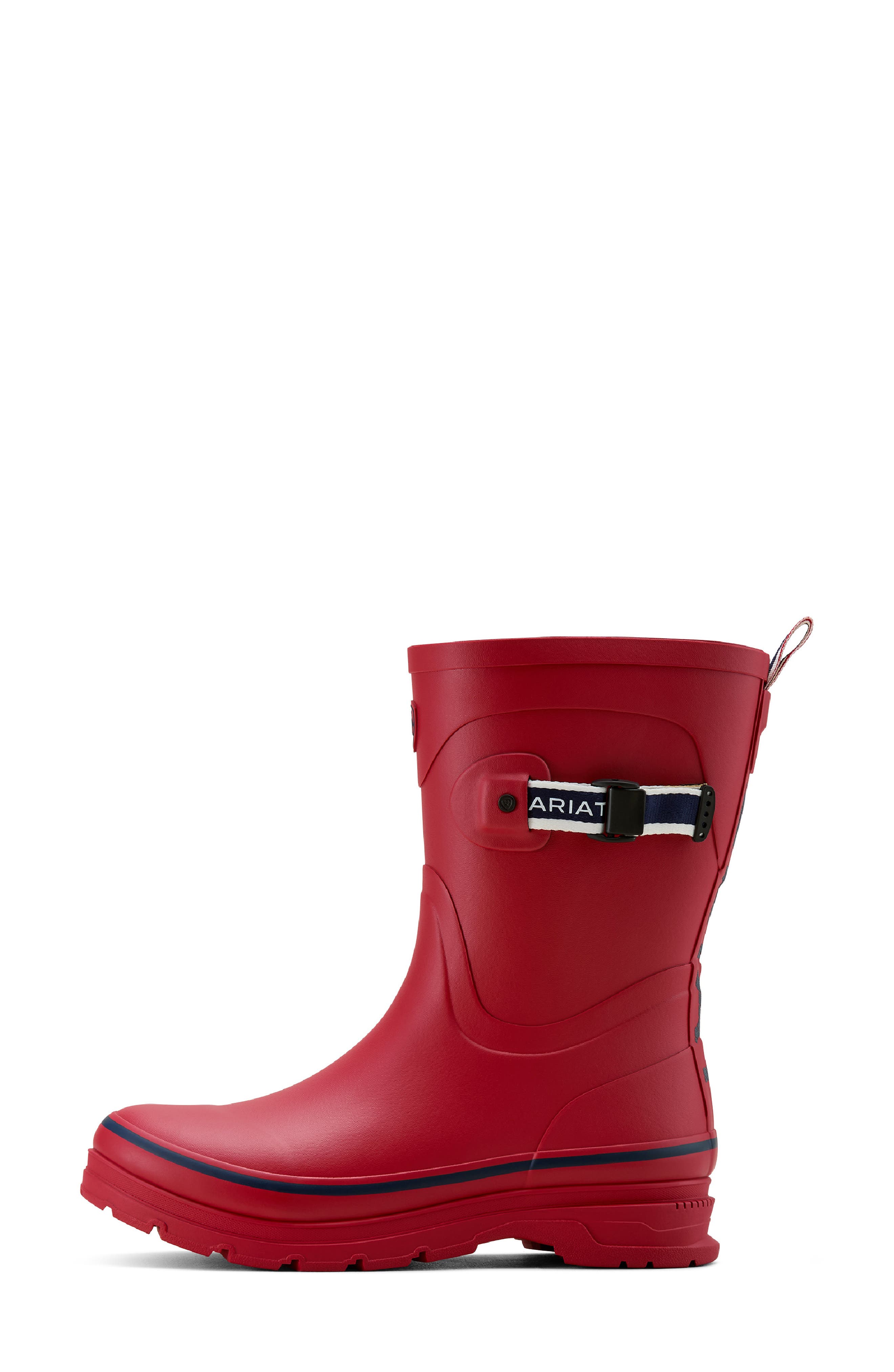 Ariat Kelmarsh Waterproof Mid Rubber Boot, Alternate, color, Red