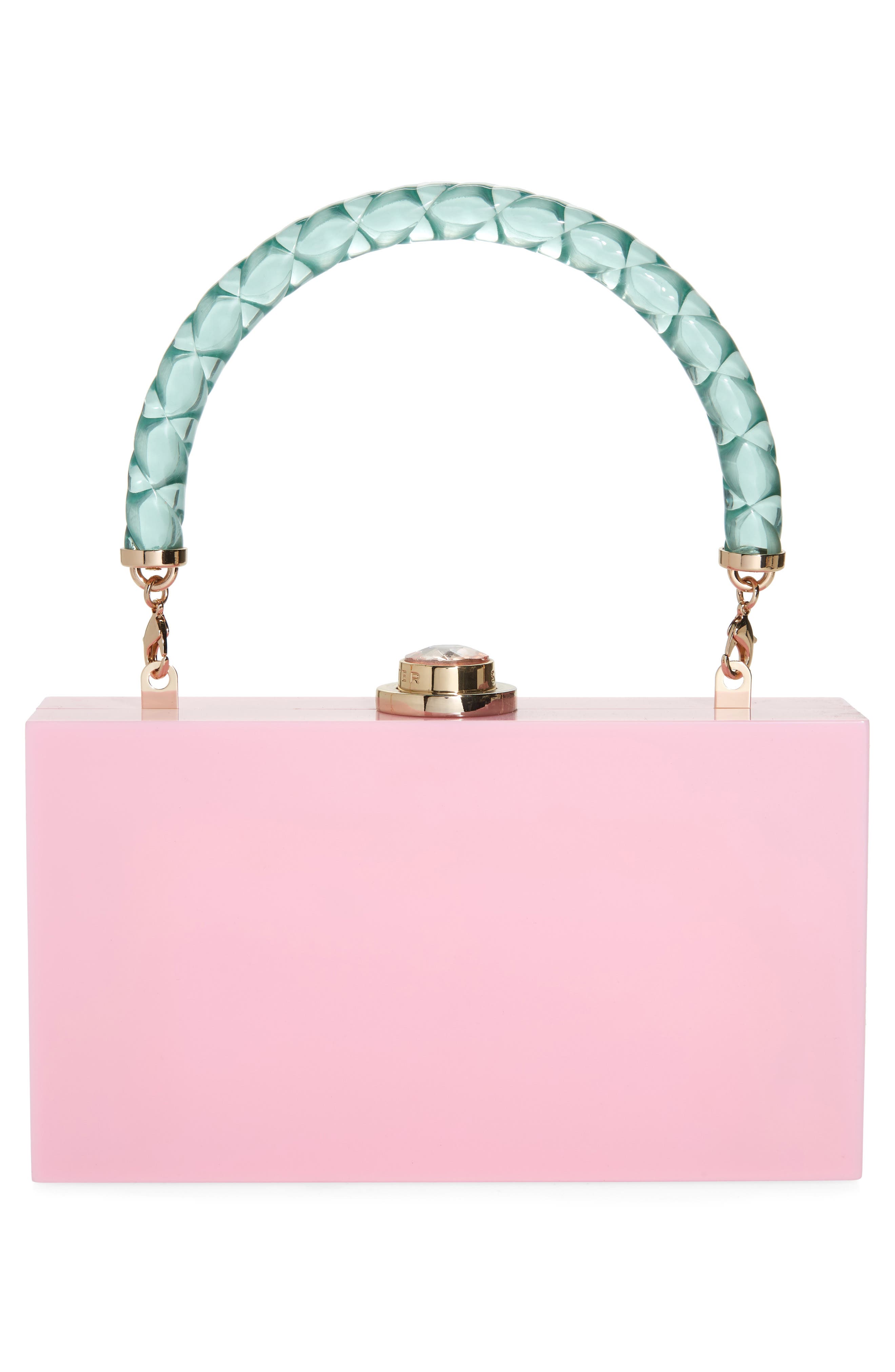 SOPHIA WEBSTER Cleo Peachy Acrylic Box Clutch (Women) | Nordstromrack