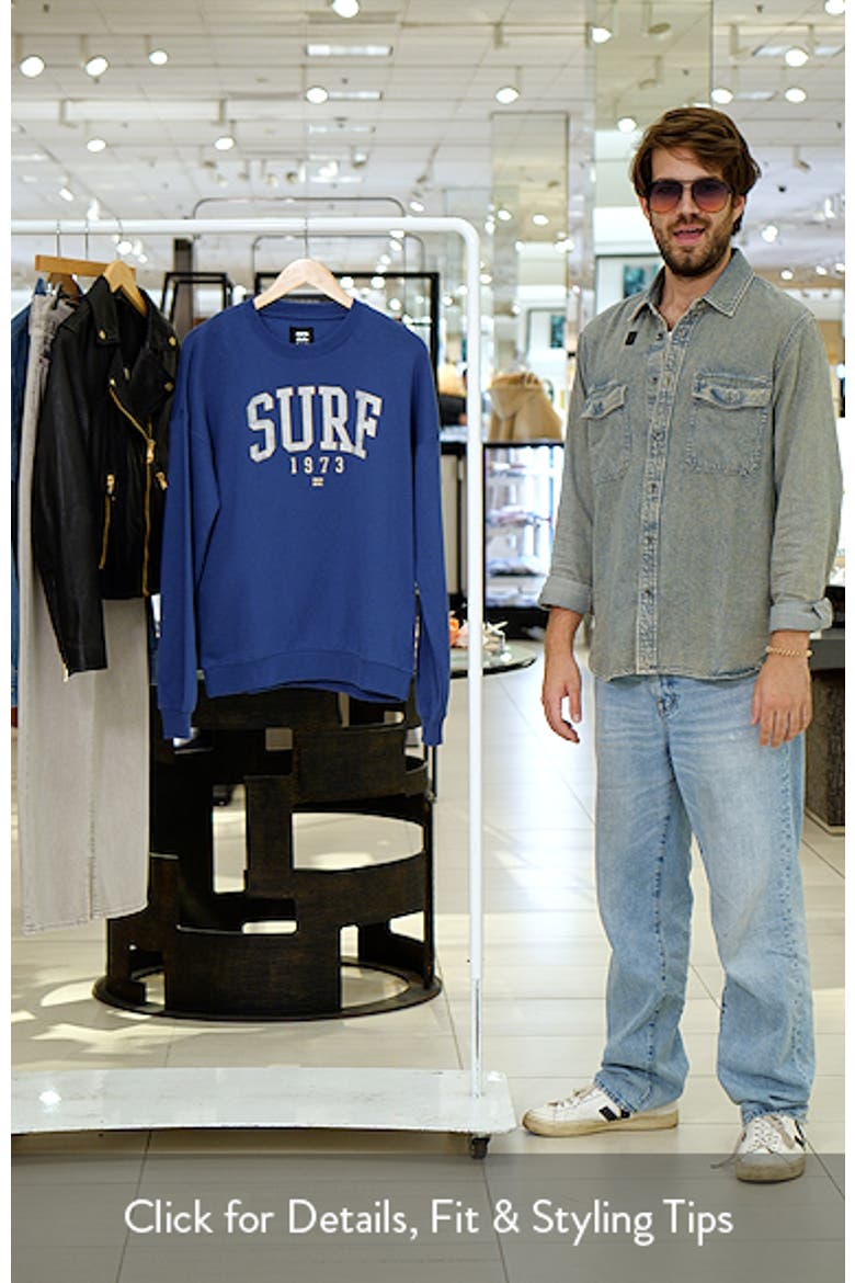 Gone Surfing Graphic Sweatshirt video