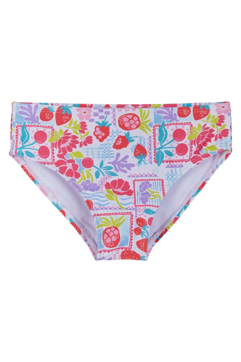 Kids' Fruit Print Two-Piece Rashguard Swimsuit, Alternate, color, FRUIT PRINT