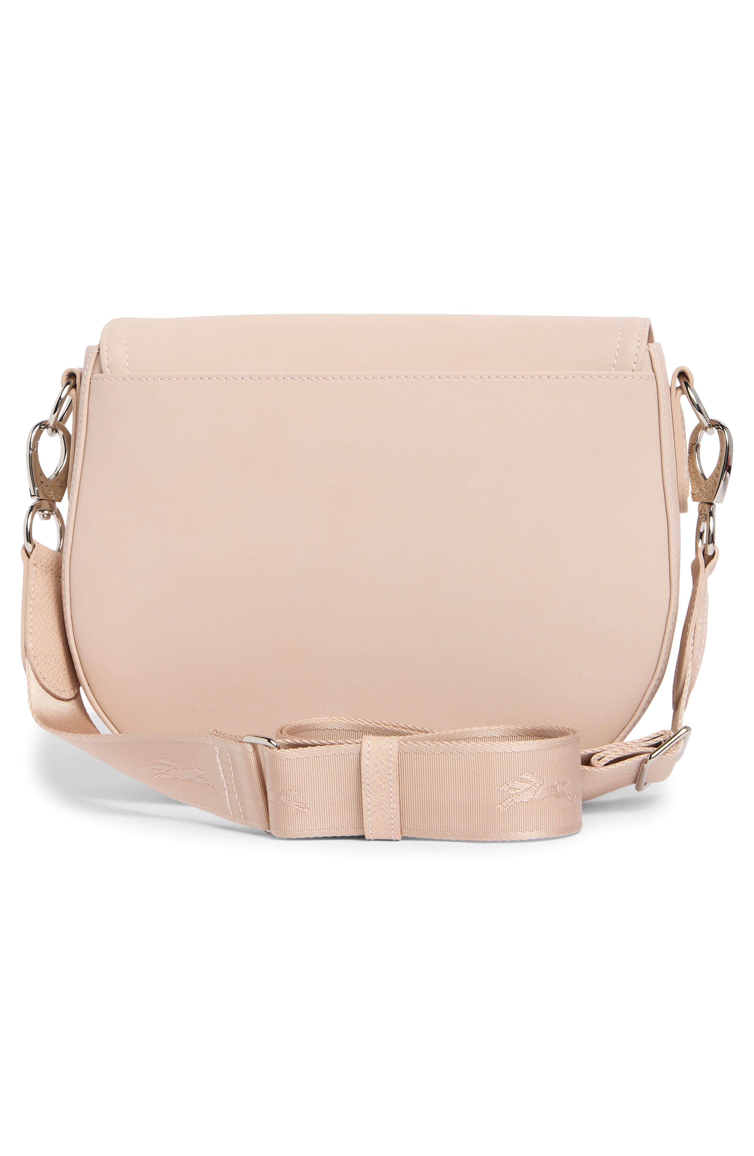 Longchamp Medium Cavalcade Leather Crossbody Bag, Alternate, color, Sand