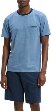 Theory Bird's Eye Ringer T-Shirt