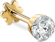 MARIA TASH Single Invisible Set Diamond Stud Earring