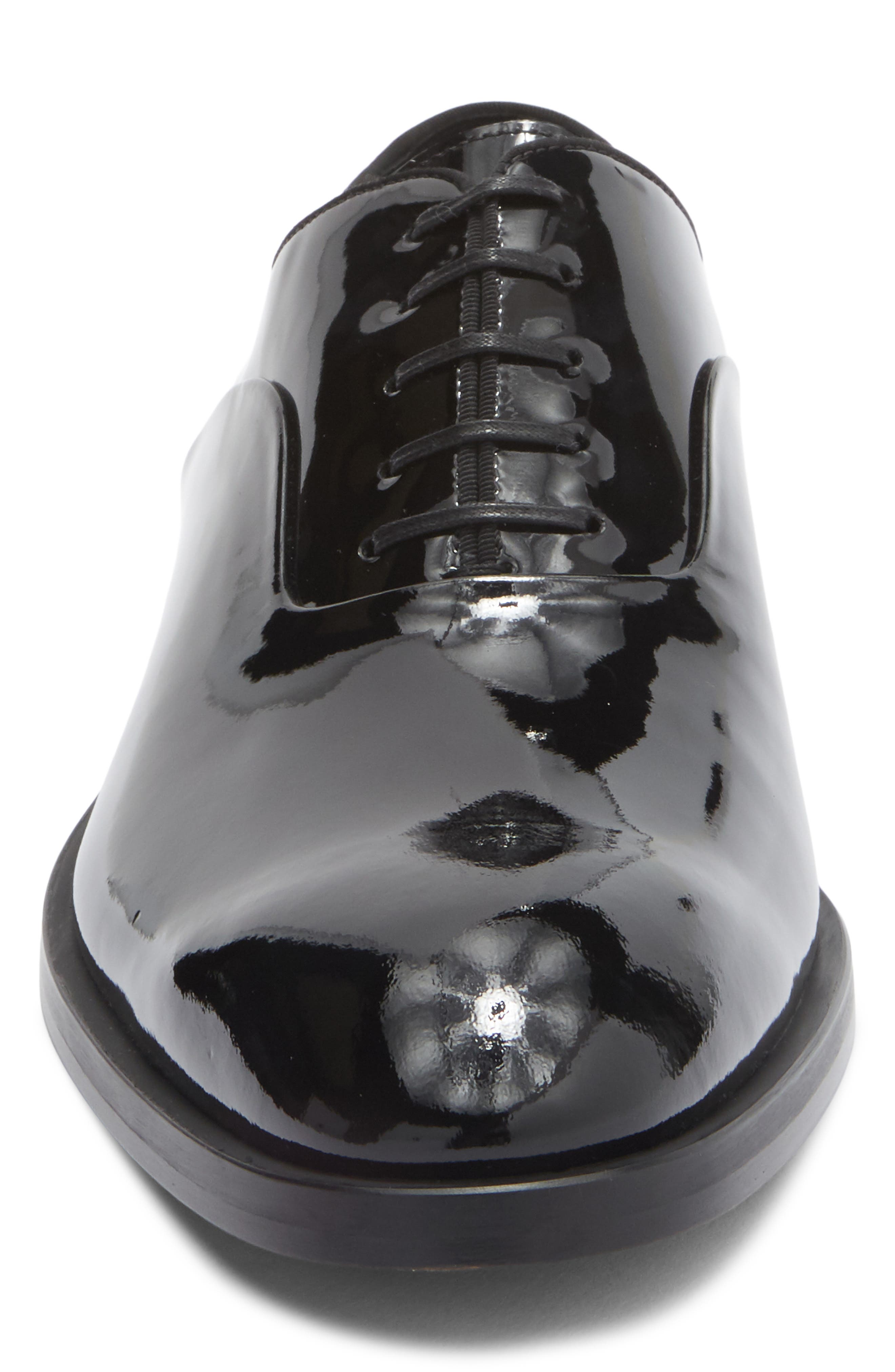 BOSS Derrek Patent Oxford, Alternate, color, Black