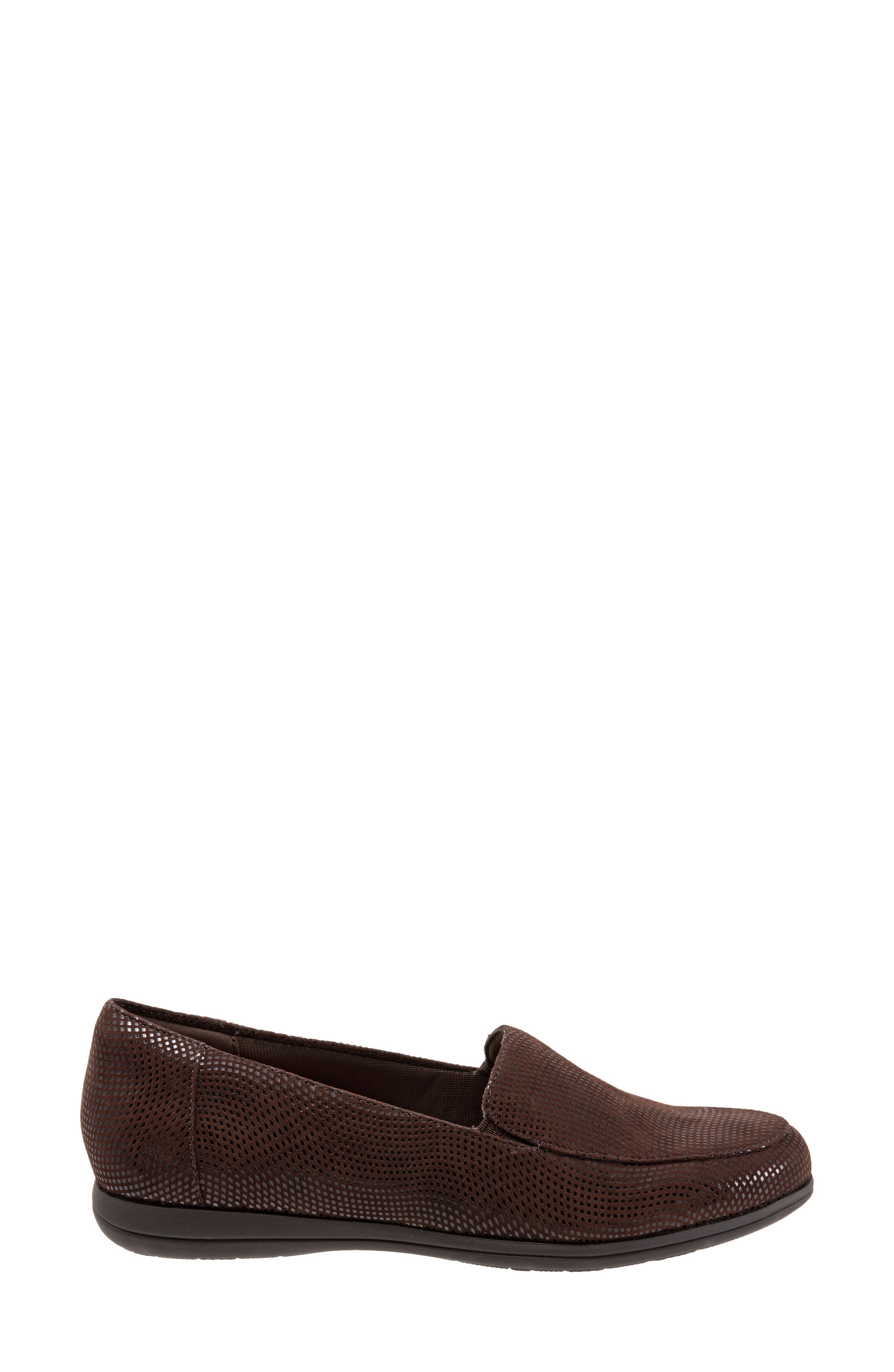 Deanna Flat, Alternate, color, DARK BROWN LEATHER