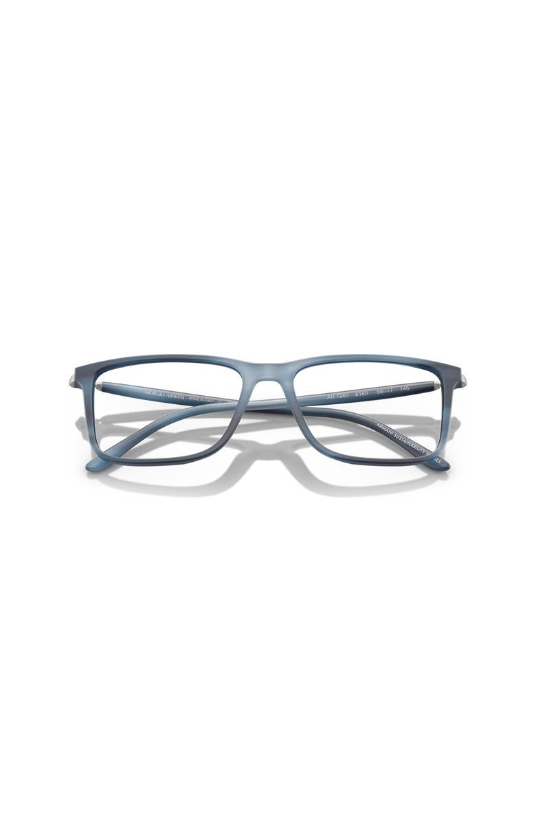 Giorgio Armani 54mm Rectangle optical glasses, Alternate, color, Blue