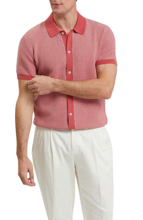 Noliva Short Sleeve Cotton Button-Up Shirt