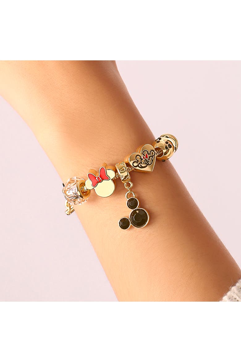 Fashion Charm Bracelet, 7", Alternate, color, Gold
