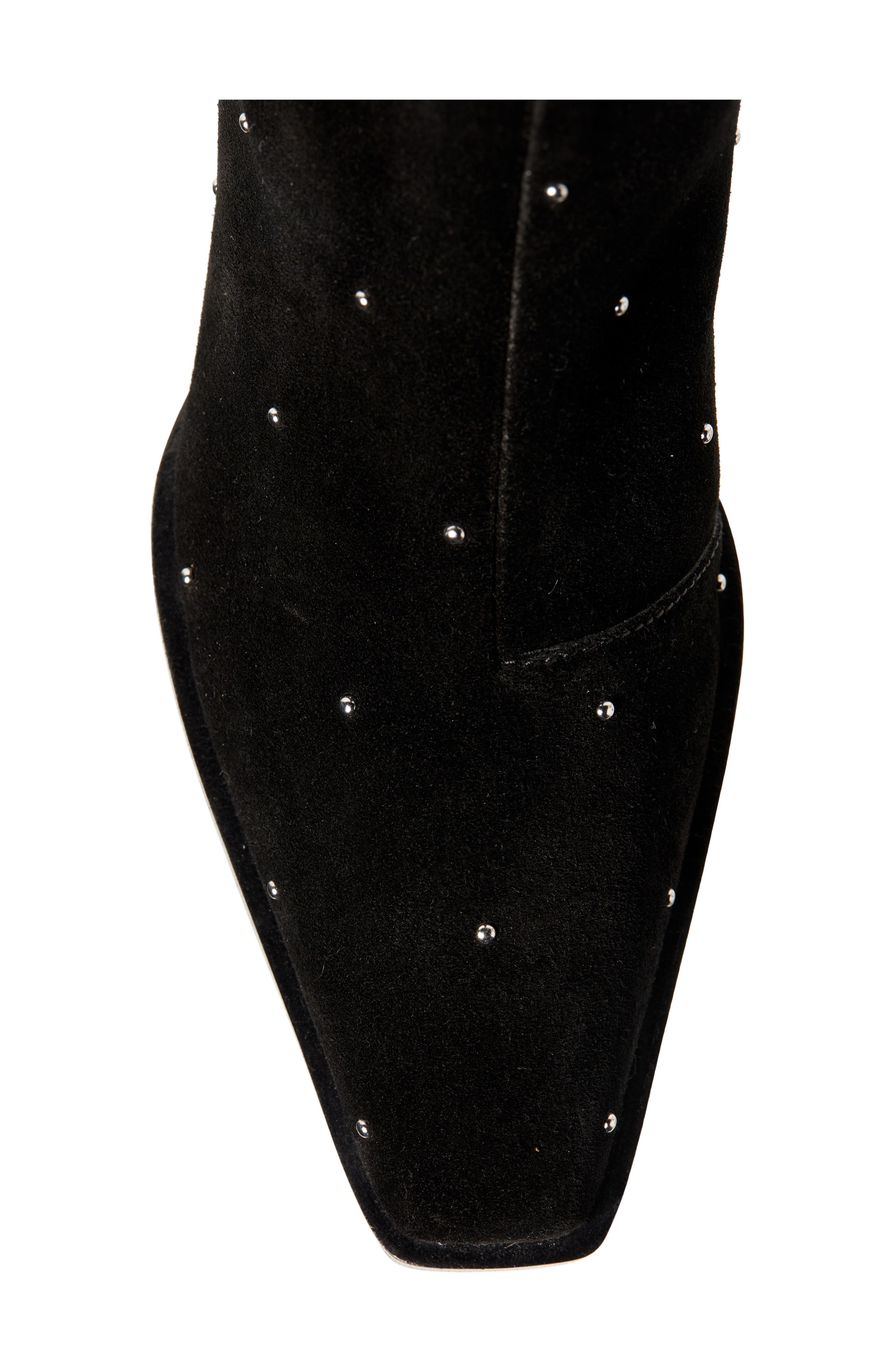 rag & bone Joni Block Heel Bootie, Alternate, color, Blksd
