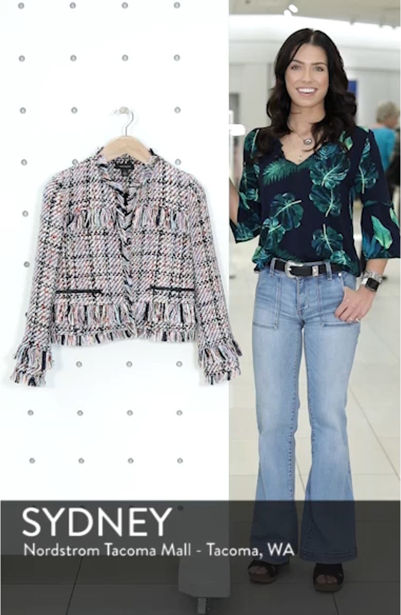 Raw Edge Tweed Jacket, sales video thumbnail