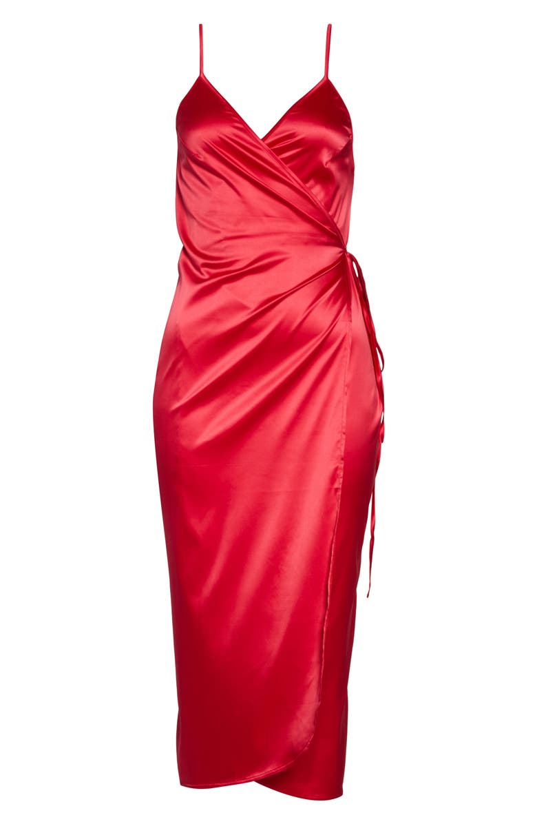 Coquette Wrap Midi Slipdress, Alternate, color, 