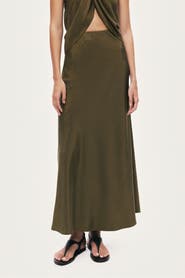 Nocturne Flared Midi Skirt