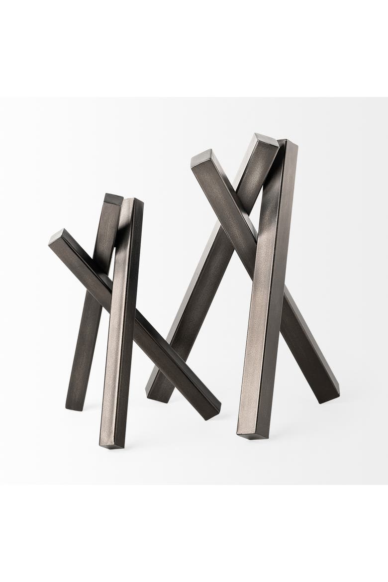 Bastian Metal Abstract Object, Alternate, color, Grey