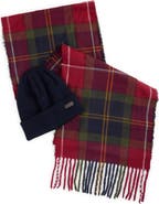 Barbour Swinton Tartan Scarf & Beanie Set