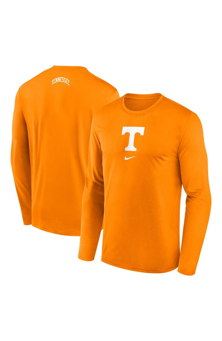 Nike Men's Nike Tennessee Orange Tennessee Volunteers On-Court Basketball Shootaround Performance Long Sleeve T-Shirt, Main, color, Tennessee Orange