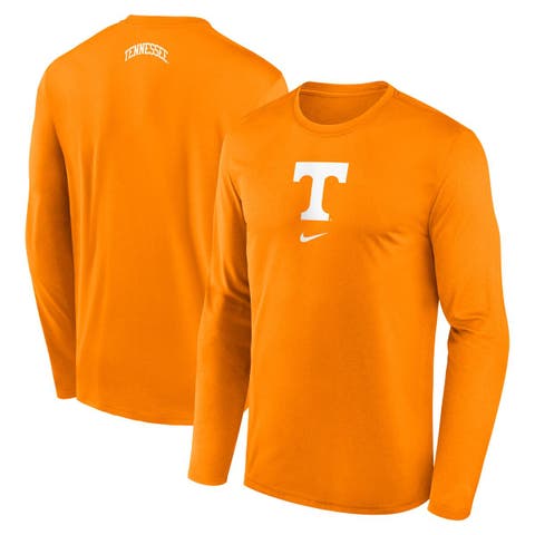 Men's Nike Tennessee Orange Tennessee Volunteers On-Court Basketball Shootaround Performance Long Sleeve T-Shirt