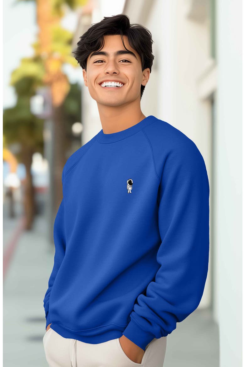 Astronaut Fleece Sweatshirt, Alternate, color, True Royal