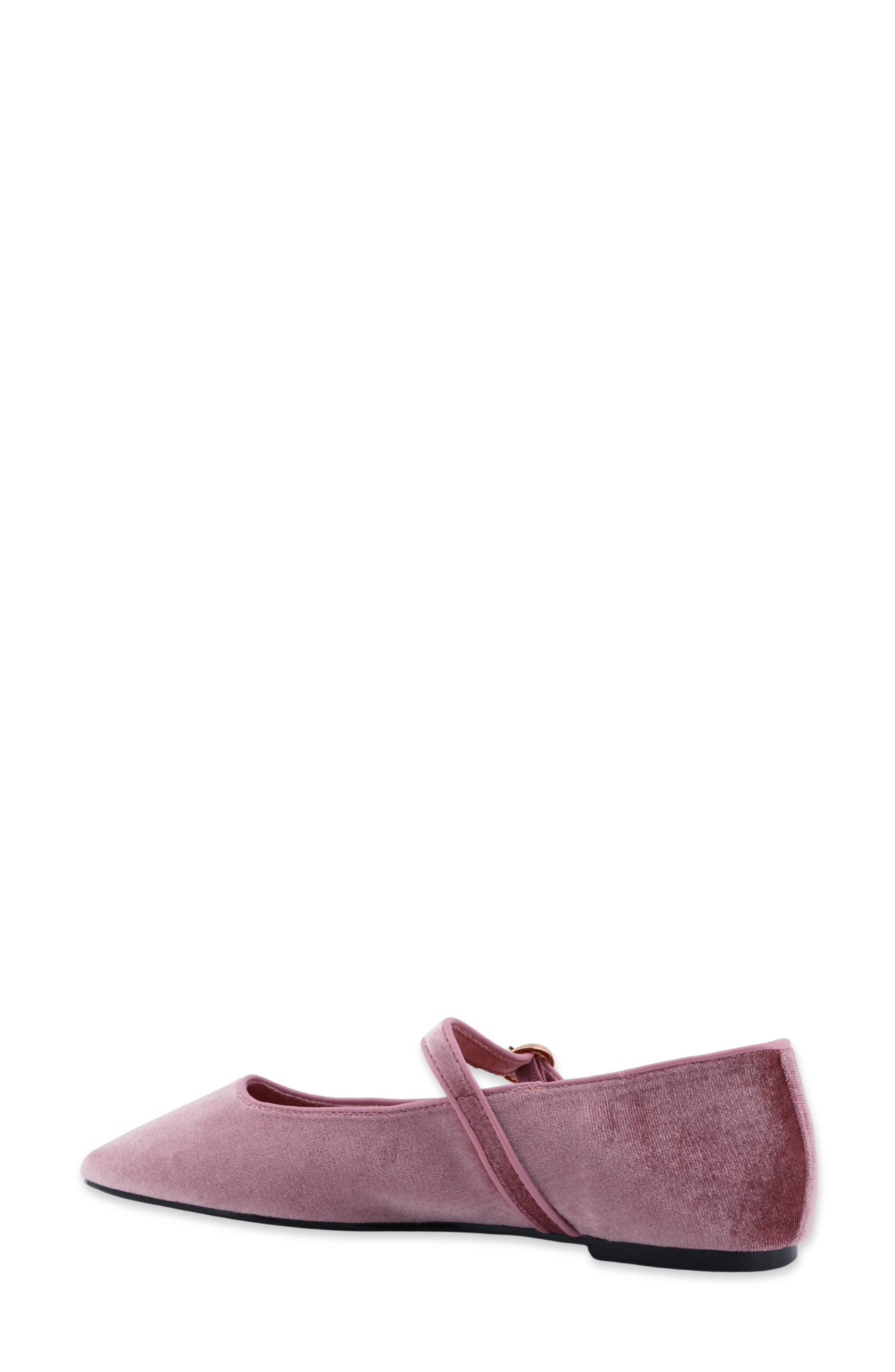 Annabelle Mary Jane Flat, Alternate, color, ROSE VELVET