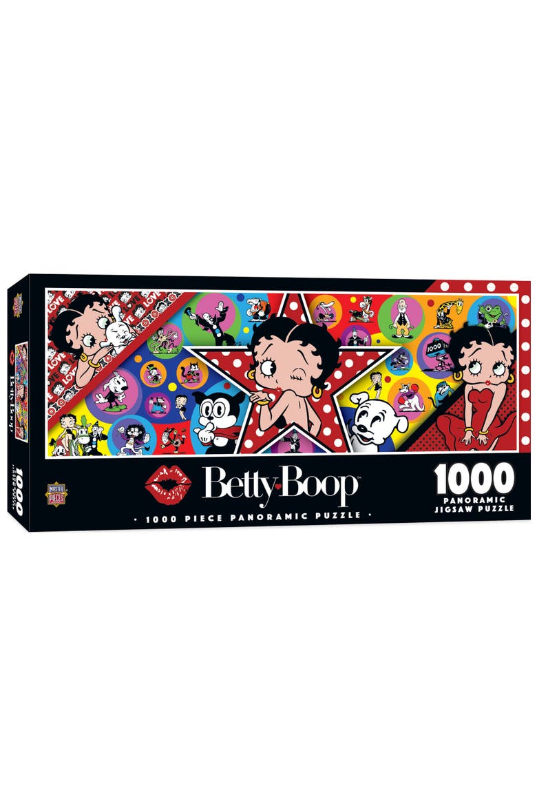 Betty Boop 1000 Piece Panoramic Puzzle, Main, color, Multicolor