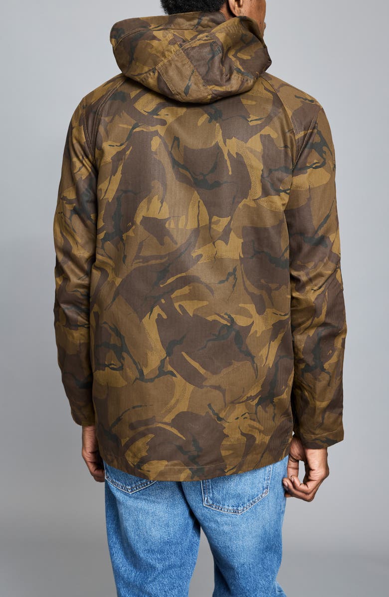 Billy Reid Waxed Lodge Jacket, Alternate, color, Brown