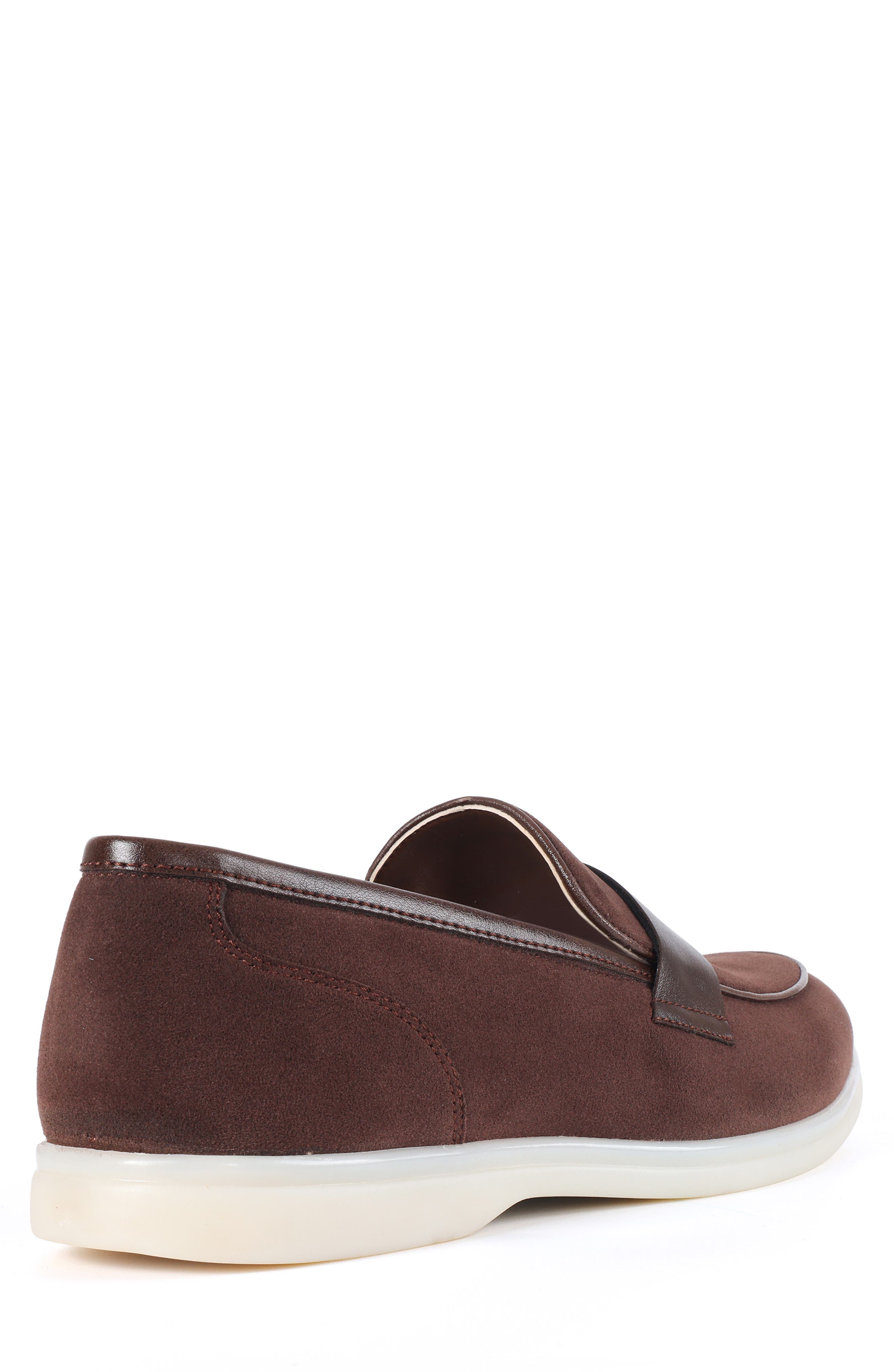 Broome Penny Loafer, Alternate, color, DARK BROWN