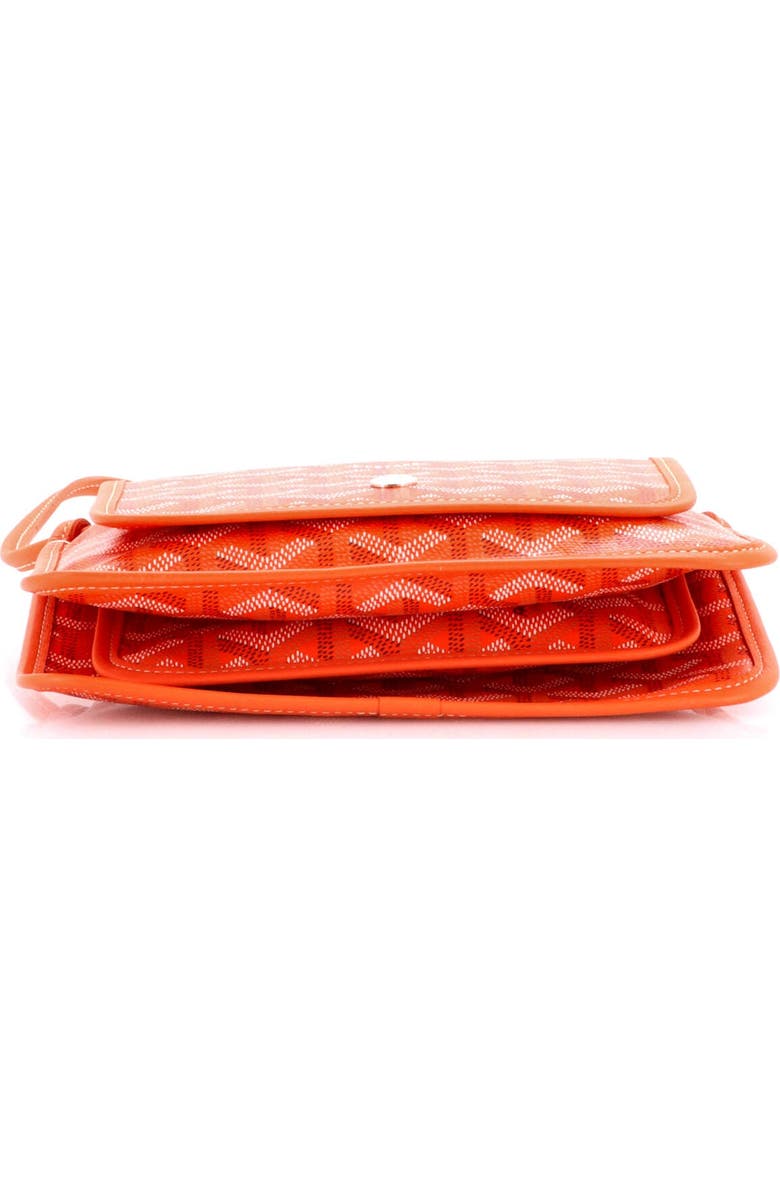 Pre-Owned Goyard Plumet Clutch Wallet Coated Canvas, Alternate, color, Orange
