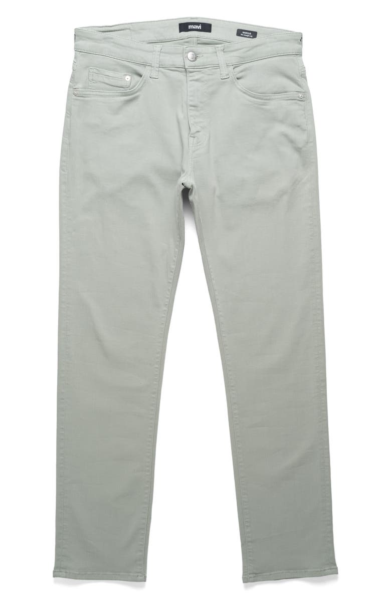 Mavi Jeans Marcus Slim Straight Leg Pants, Alternate, color, Light Sage Supermove