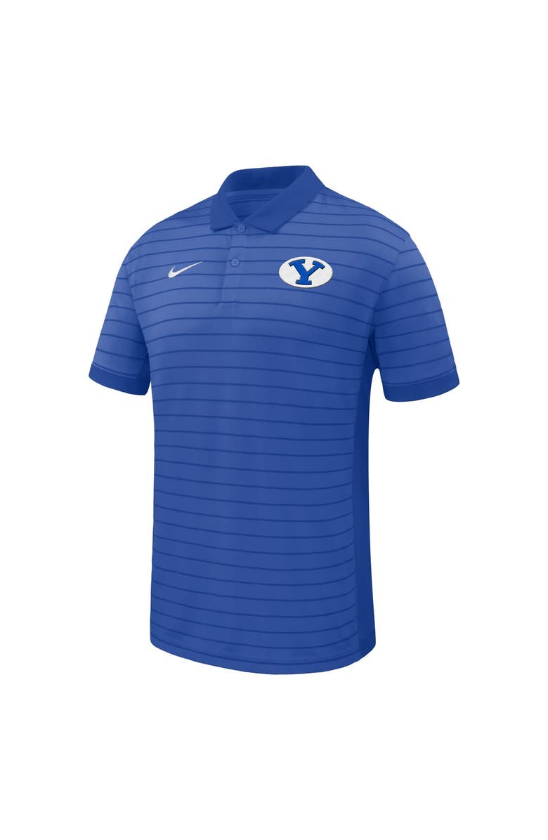 Nike Men's Nike Royal BYU Cougars 2025 Early Season Coaches Sideline Victory Stripe Performance Polo, Alternate, color, 