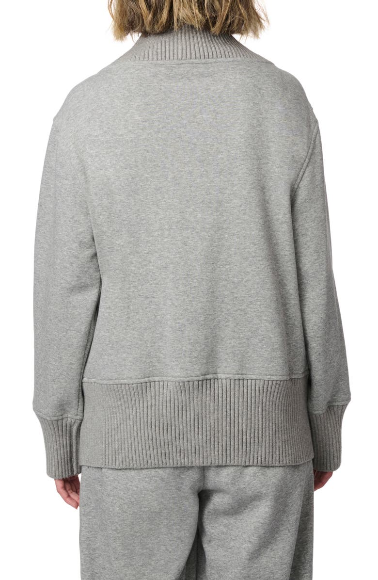 Bernardo Rib Trim Knit Bomber Jacket, Alternate, color, 